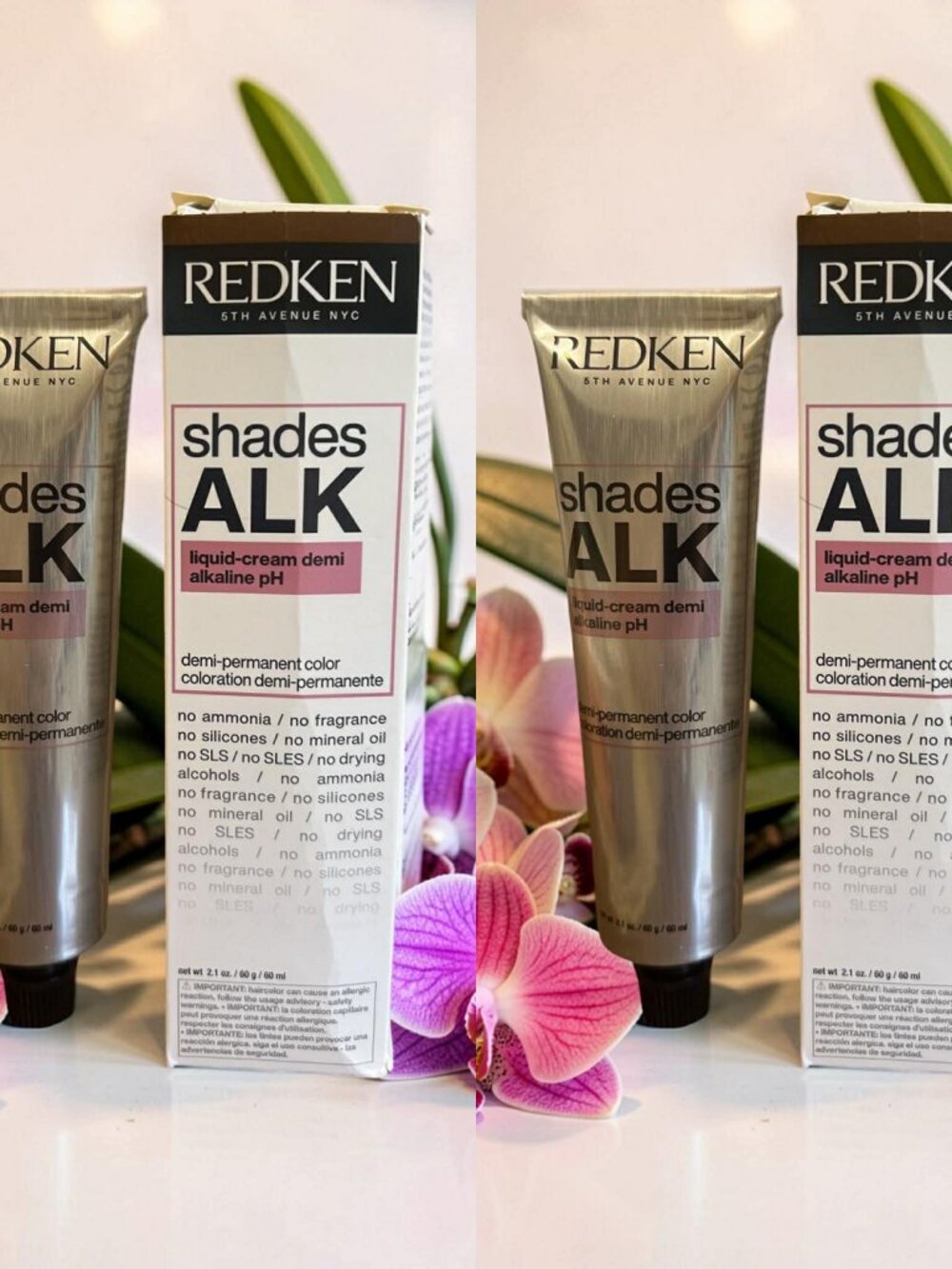 Redken Shades ALK Liquid Cream Demi Alkaline pH 2.1 oz 6NA Granite_ 2 units